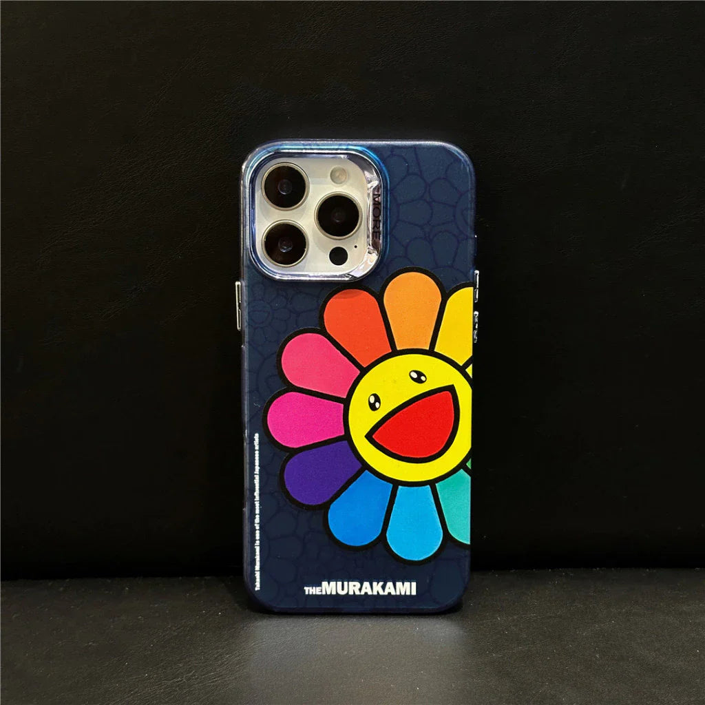 Niedliche Sonnenblumen-Kawaii-iPhone-Hülle