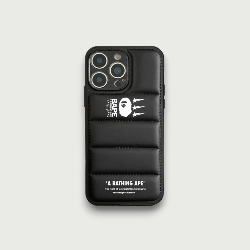 Capa para iPhone Ape Design Black Down Filled Puffer
