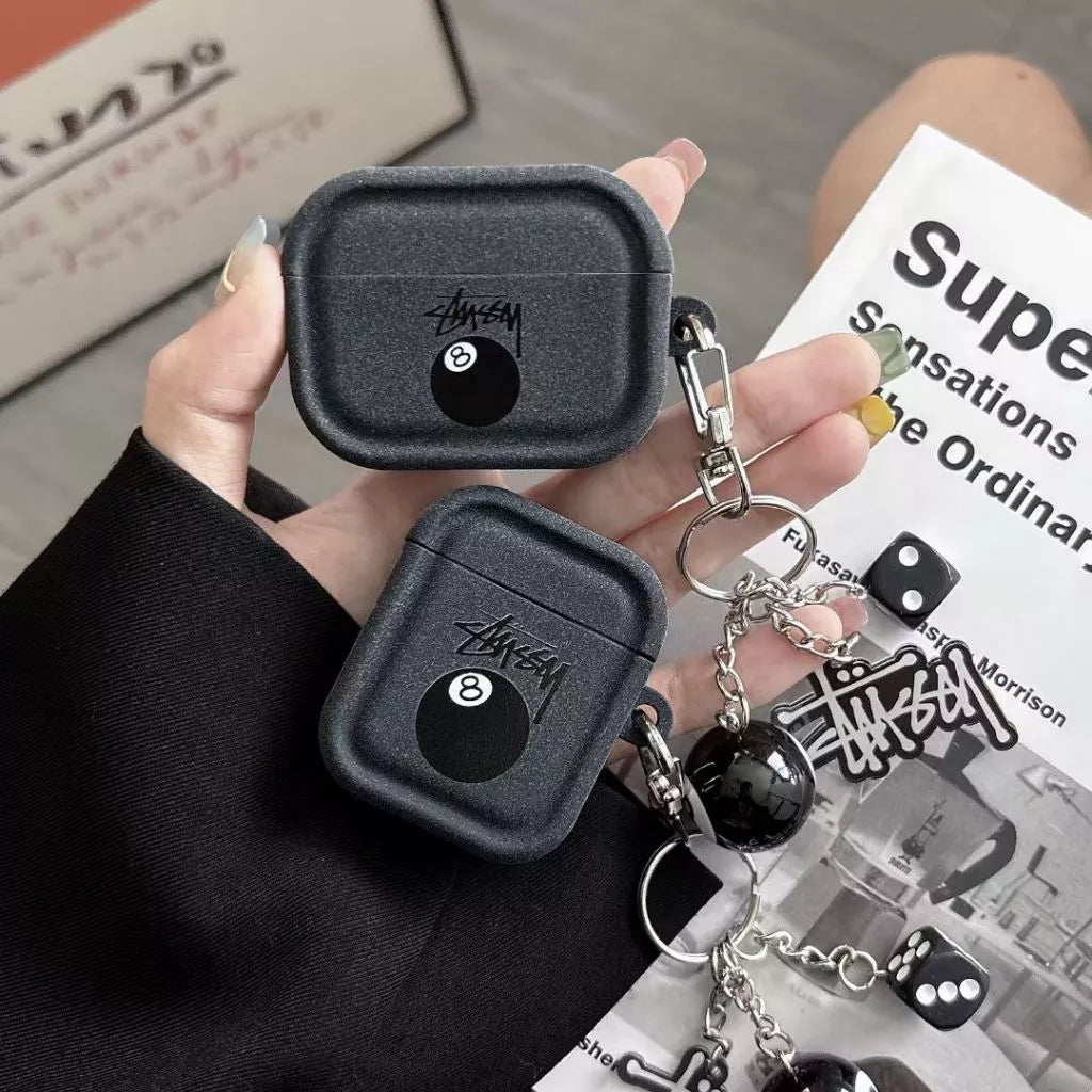 Custodia per AirPods a 8 sfere con portachiavi