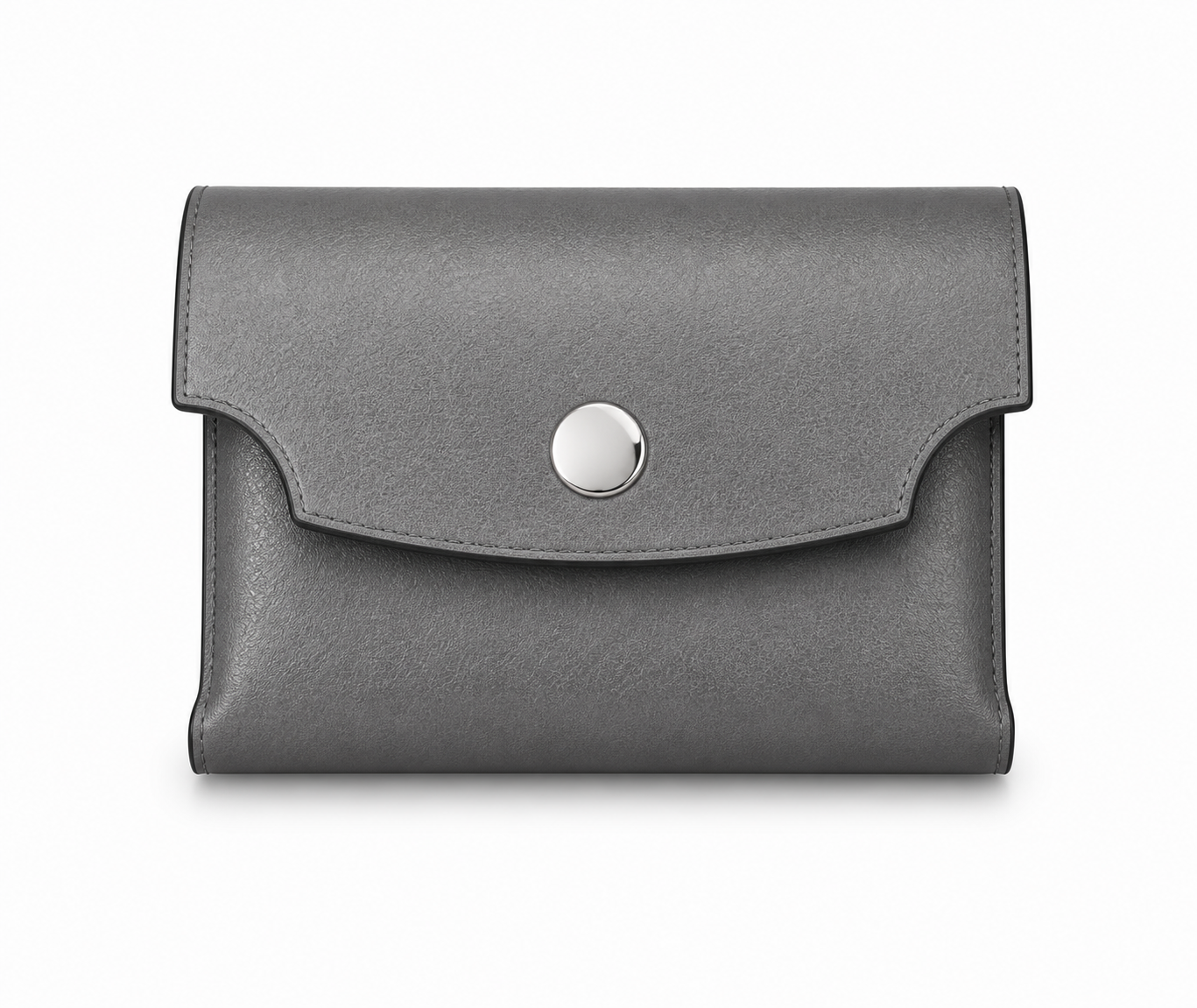 Handcrafted Full-Grain Leather Snap Wallet