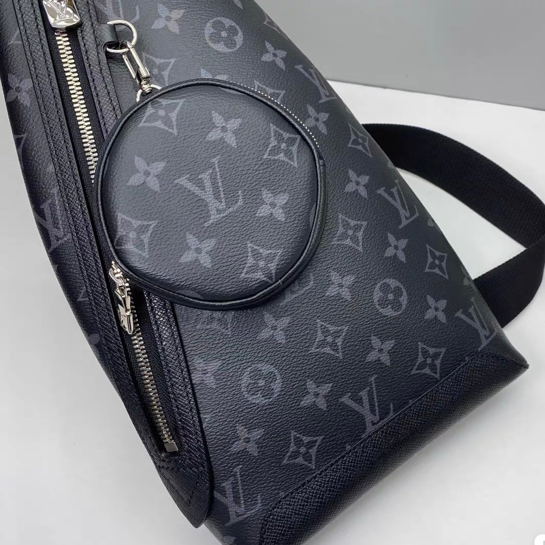Bolsa de peito crossbody com bolsa removível minimalista