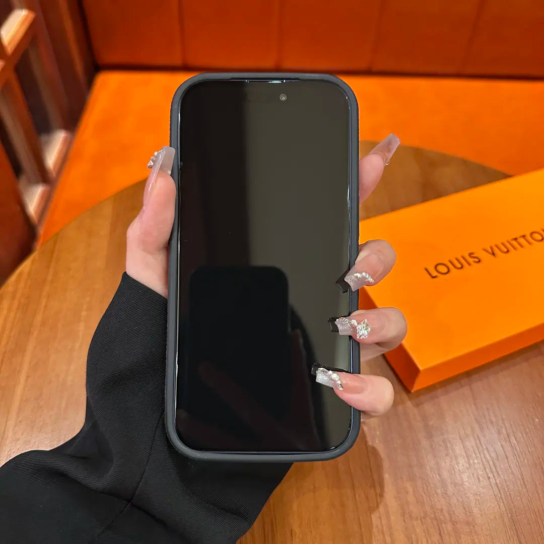 Premium Patterned Leather Protective Case for iPhone – Slide Camera Cover Design