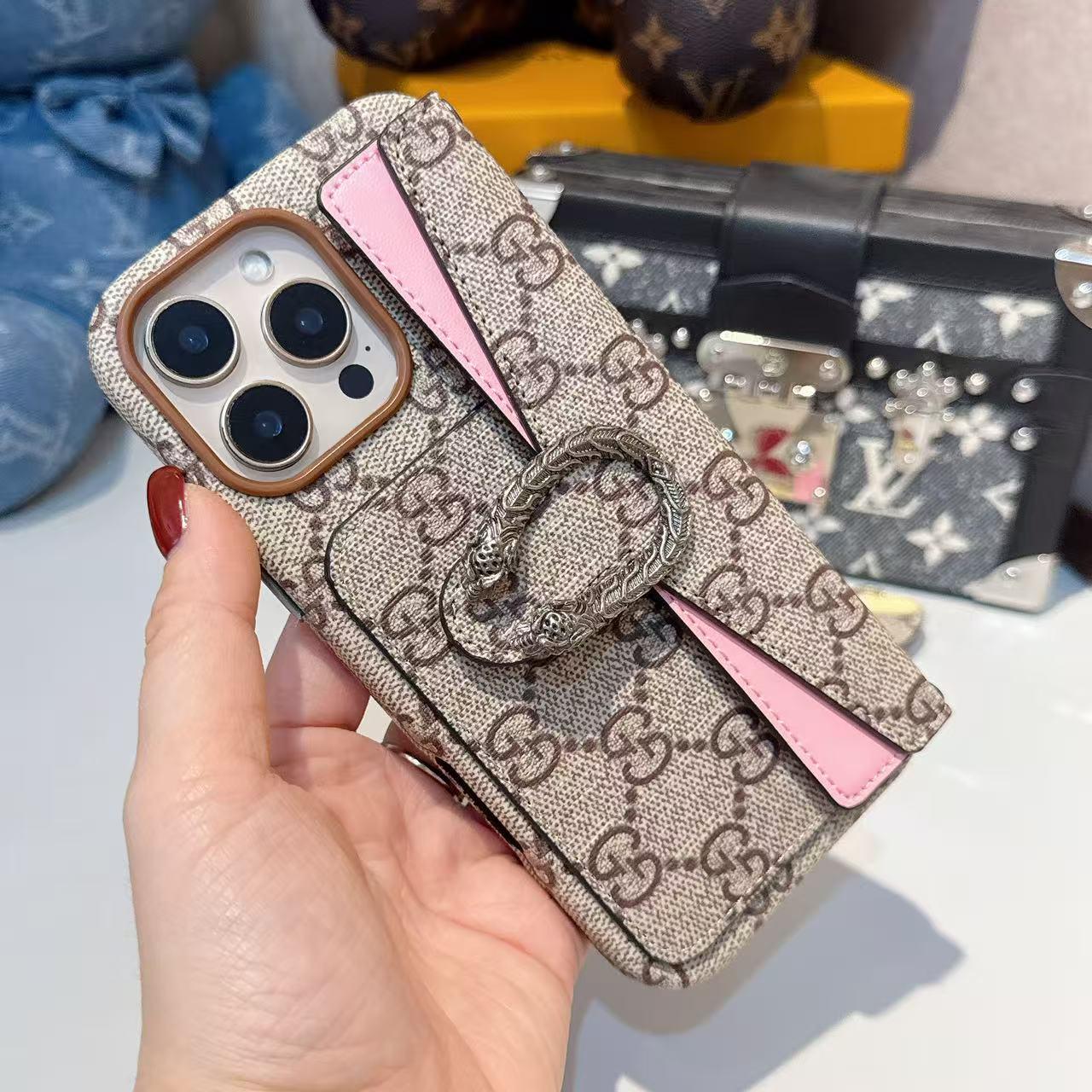 GG 經典帆布卡包 iPhone 手機殼