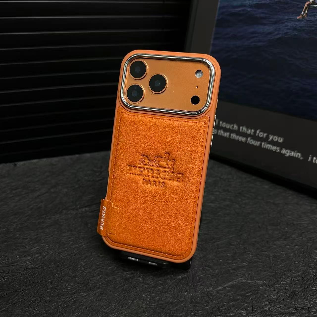 Luxus bőr kihajtható tok – Prémium lencsevédelem