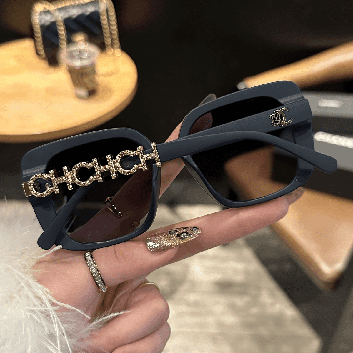 Custom Luxury HD Polarized Solglasögon för kvinnor - UV-skydd för bilkörning och resor