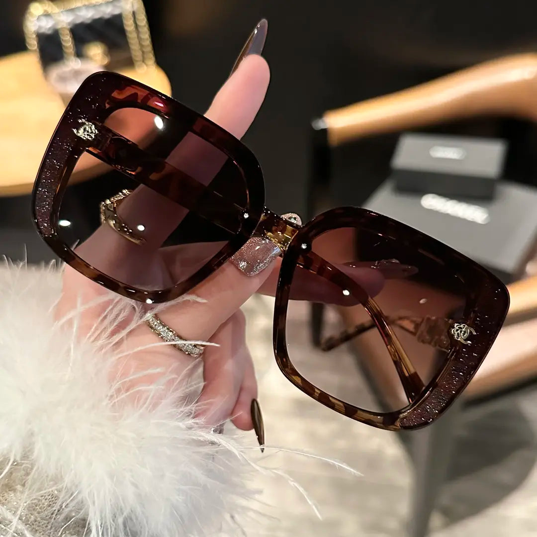 Custom Luxury HD Polarized Solglasögon för kvinnor - UV-skydd för bilkörning och resor