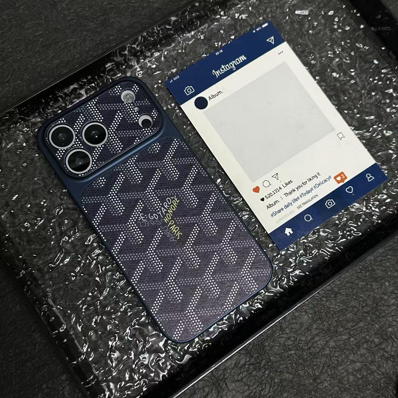 G-Y Stylish Embossed Texture Case for iPhone