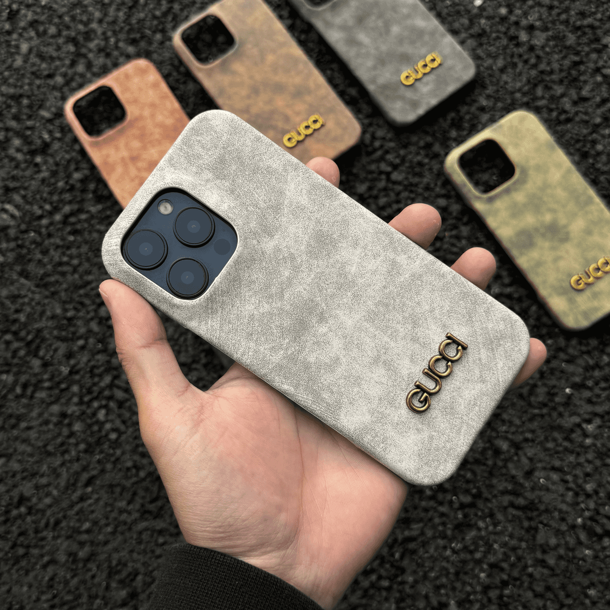 Classic Vintage Suede-Style iPhone Case