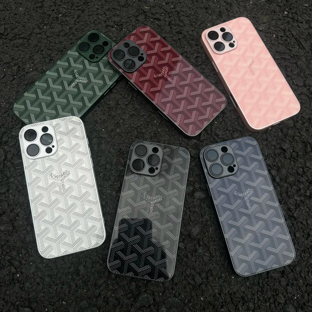 G-Y Luxury Geometric Monogram iPhone Case