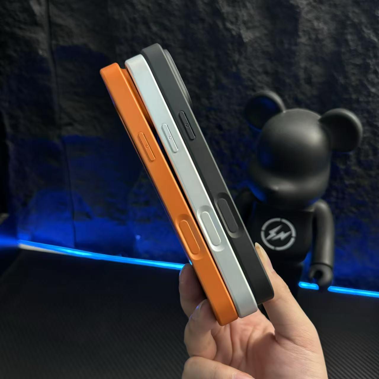 Luxury Monogram Pattern Leather Phone Case with Full Camera Protection