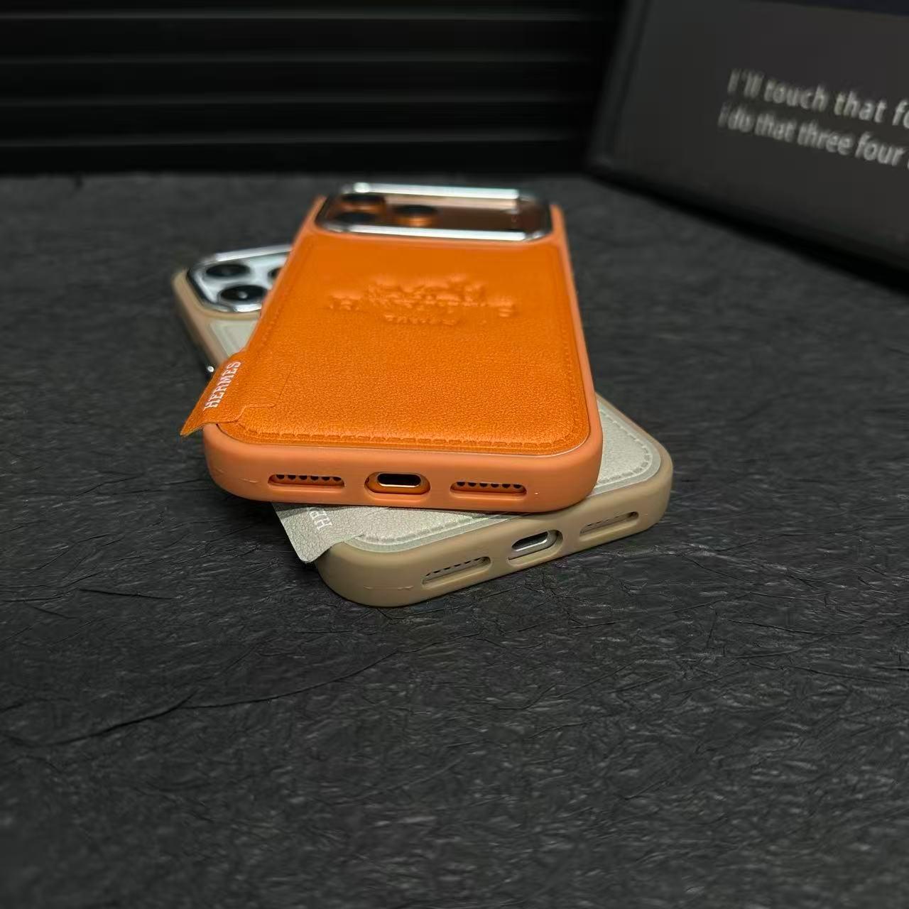 Luxus bőr kihajtható tok – Prémium lencsevédelem