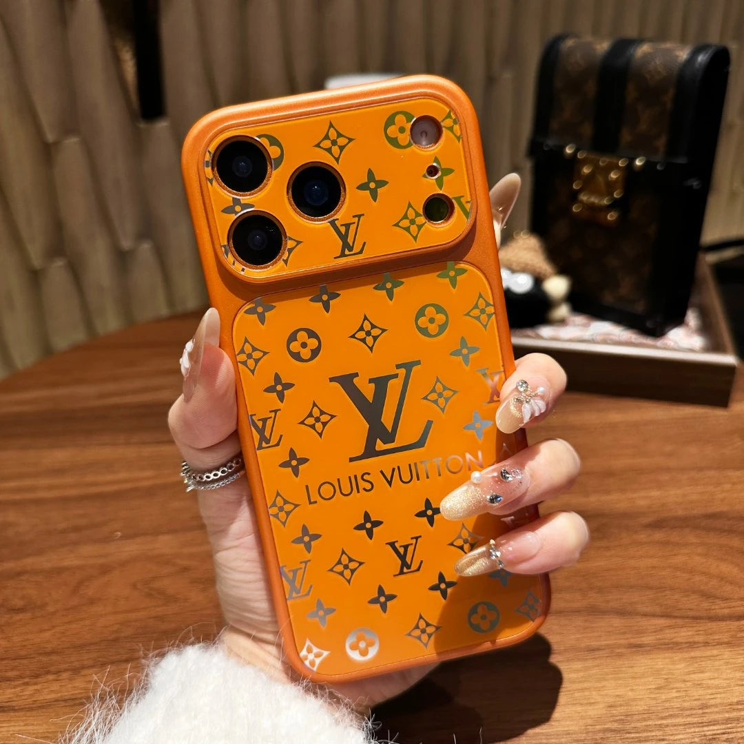 Luxury Monogram Matte Case with Shock-Absorbing Soft Edges