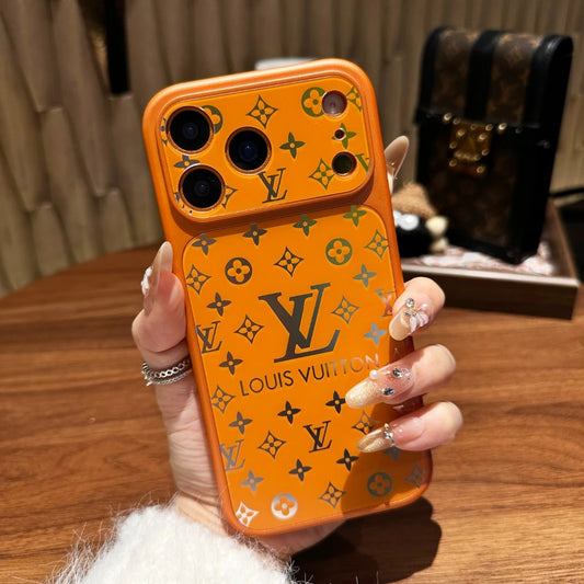 Luxury Monogram Matte Case with Shock-Absorbing Soft Edges