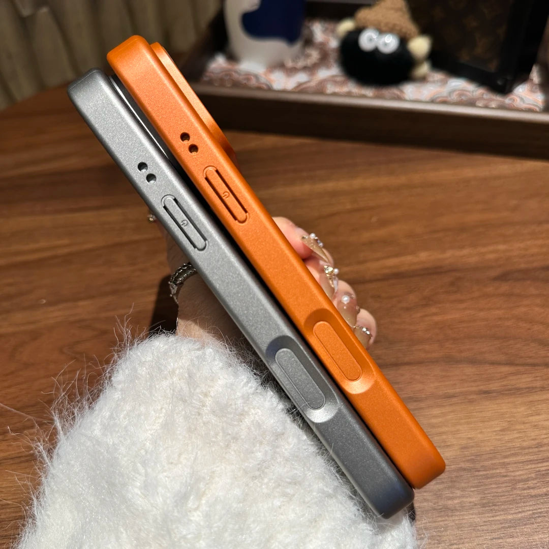 Luxury Monogram Matte Case with Shock-Absorbing Soft Edges