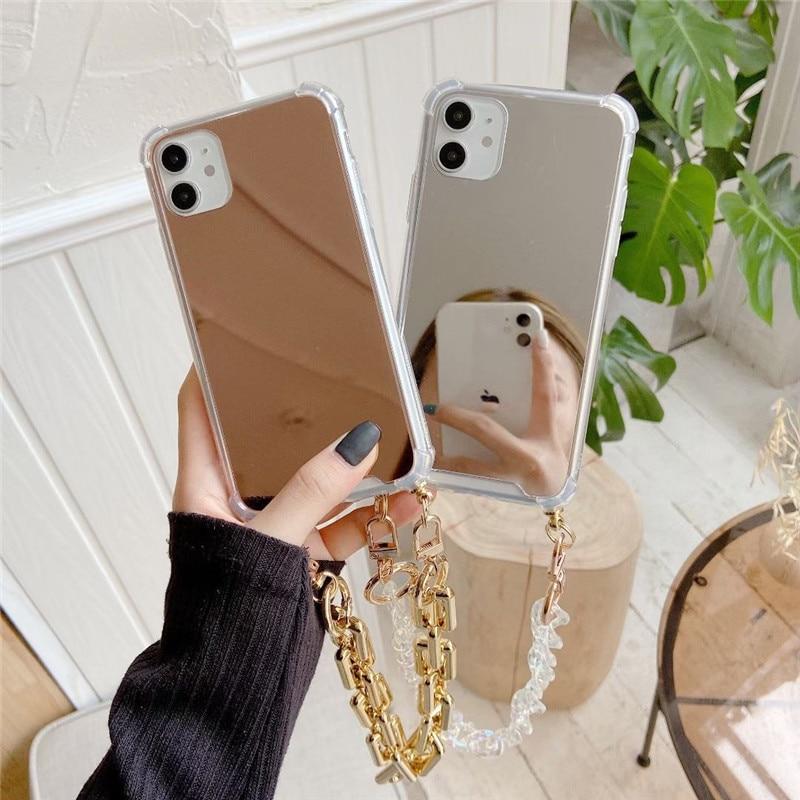 Fashionista Mirror Chain iPhone-fodral
