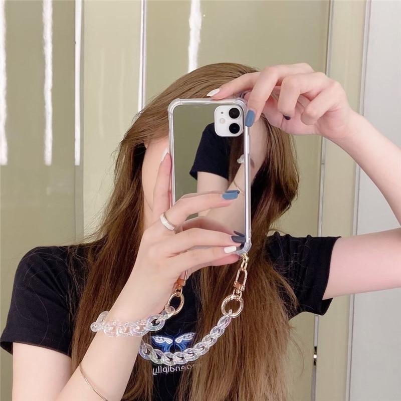 Fashionista Mirror Chain iPhone-fodral