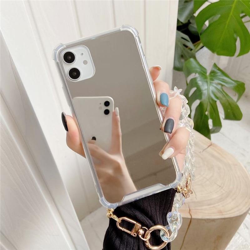 Fashionista Mirror Chain iPhone-fodral