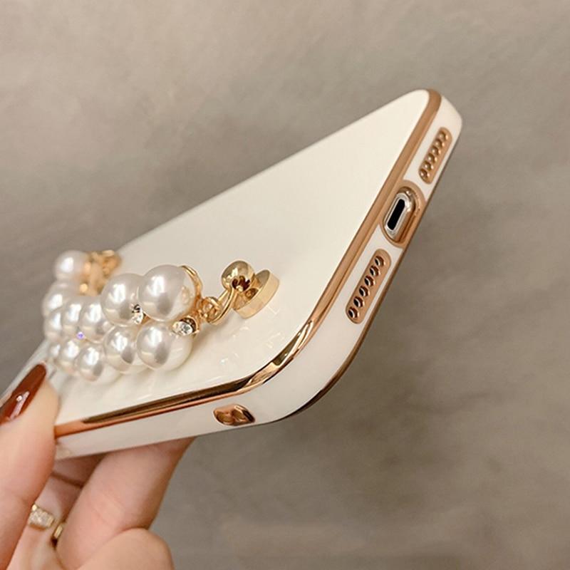 Gloss Pearl Chain iPhone etui