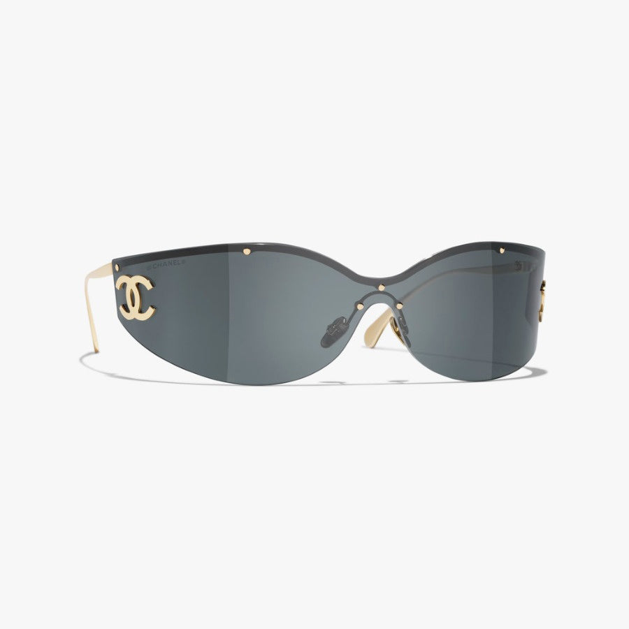 Luxury Rimless Shield Sunglasses | UV400 Fashion Oversized One-Piece Eyewear
