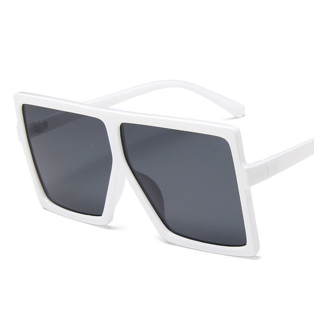 플라스틱 대형 여성 선글라스 스퀘어 브랜드 디자이너 빅 프레임 선글라스 여성 UV400 Sun Glasses oculos masculino