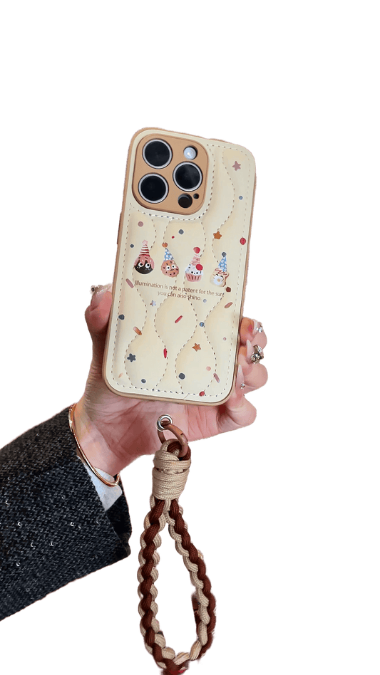 Aconchegante e leve: capa de iPhone chique inspirada em biscoitos para criadores de tendências