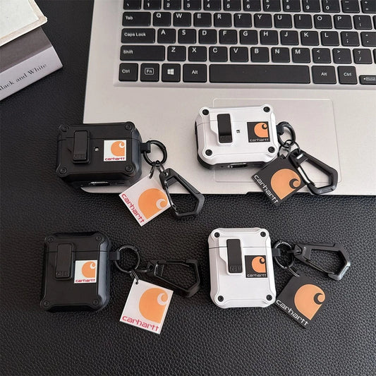 Robusztus AirPods tok karabinerrel