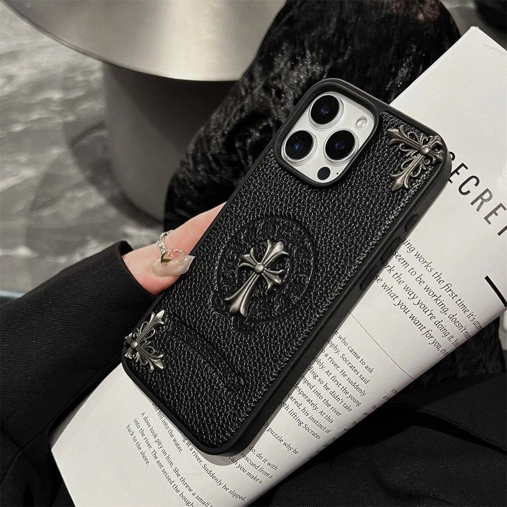 Black Embossed Emblem Case â€?Smooth or Textured Finish