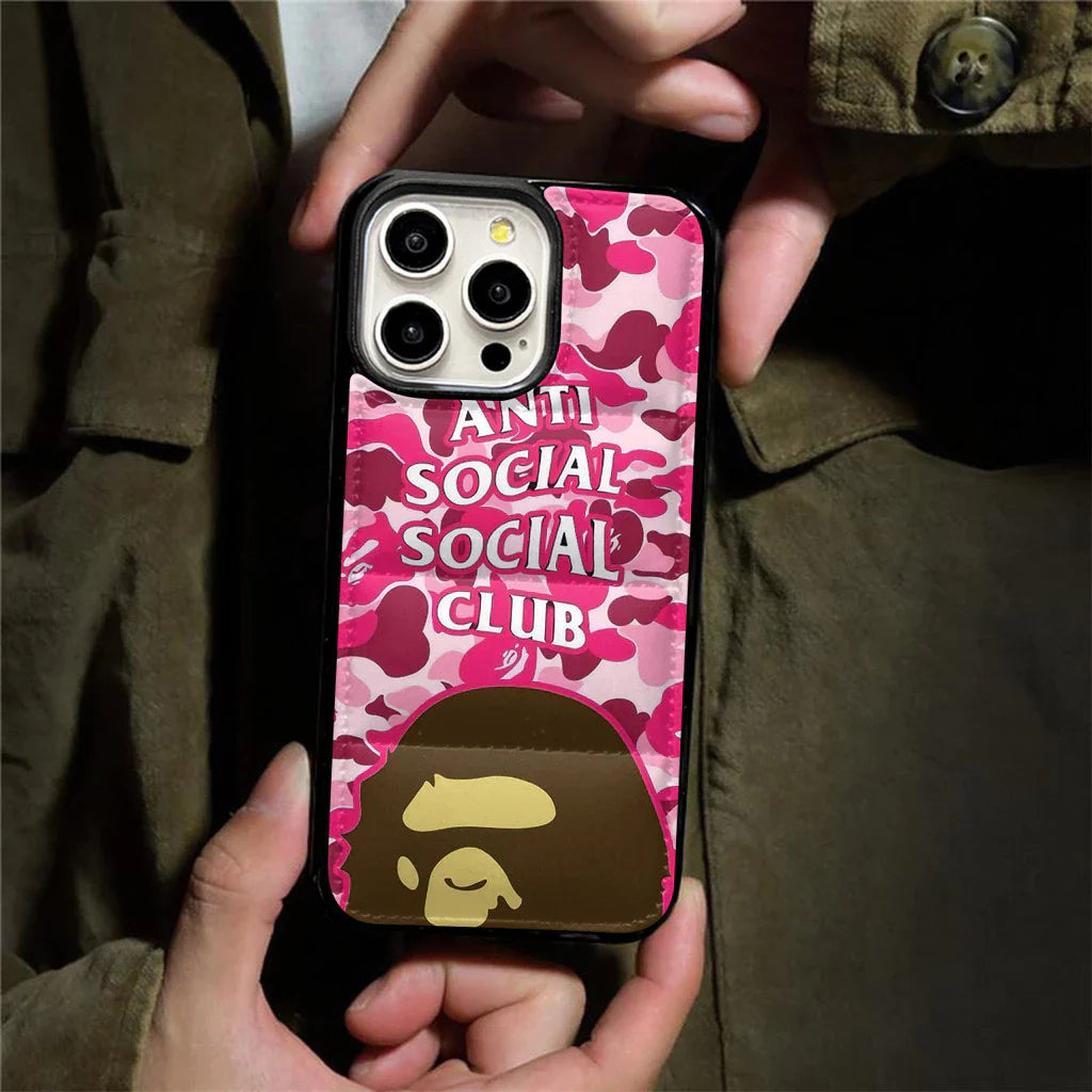 Camo x Ape Design Collab  Puffer iPhone case