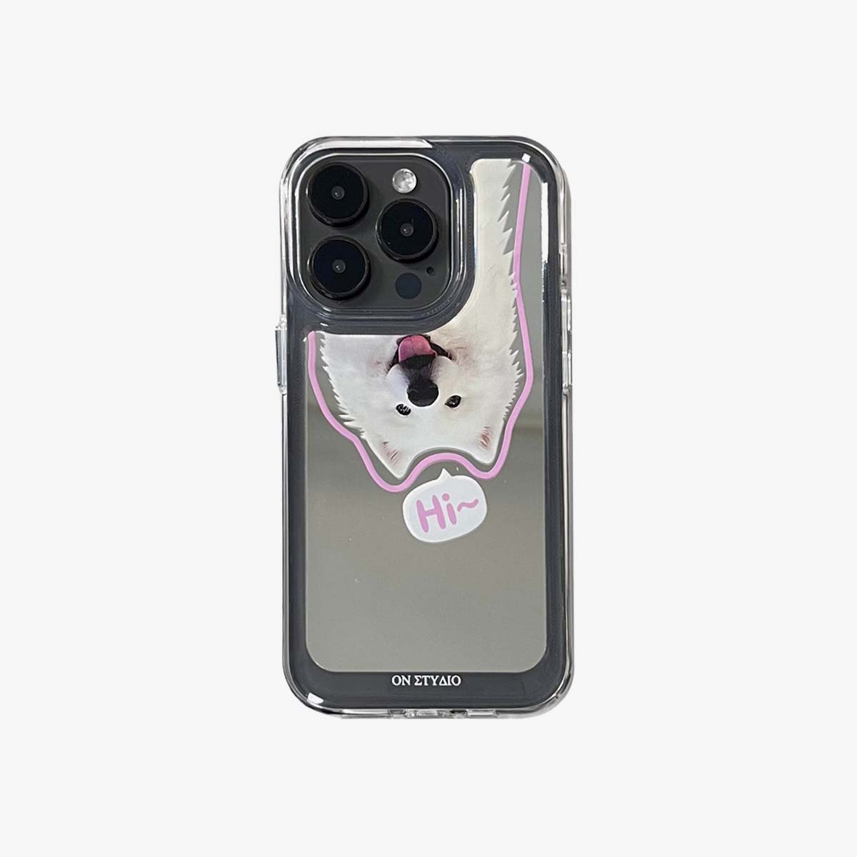 Spejl iPhone-cover | Par katte & Hunde Hej (Køb 2 og få 50% rabat på den ene)
