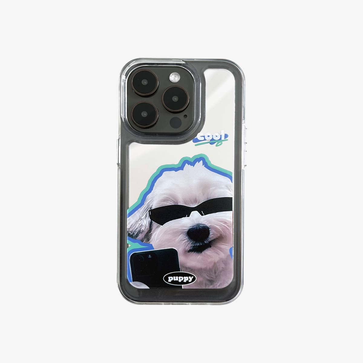 Tükör iPhone tok | Couple Dogs önkioldó (vásároljon 2 darabot, és 50% kedvezményt kap egy)