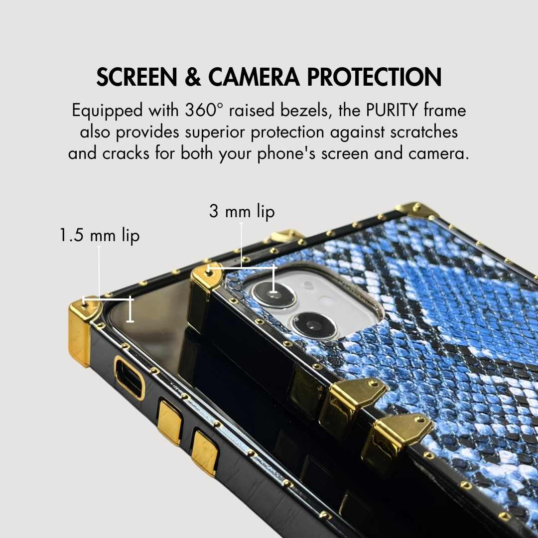 Samsung-deksel med ring "Blue Rattlesnake"