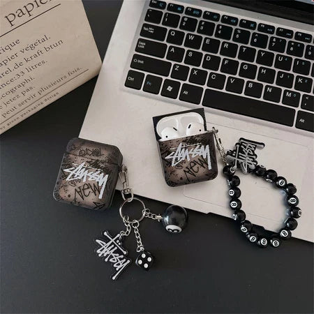Black & White Charm Streetwear AirPod Case